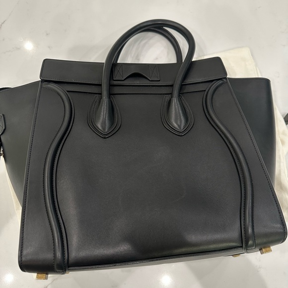 Celine mini luggage in black - Picture 4 of 8